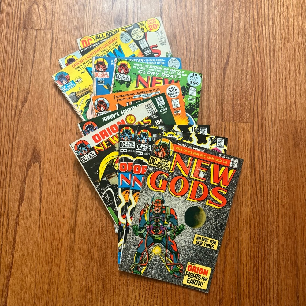 Lot of 11 DC Comics New Gods Comic Books No. 1 through 10 - Picture 3 of 16